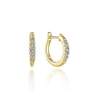 14 KARAT YELLOW GOLD CLASSIC HUGGIES
